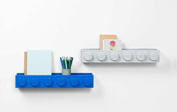 Sleek gyerek kék kisméretű fali polc - LEGO®