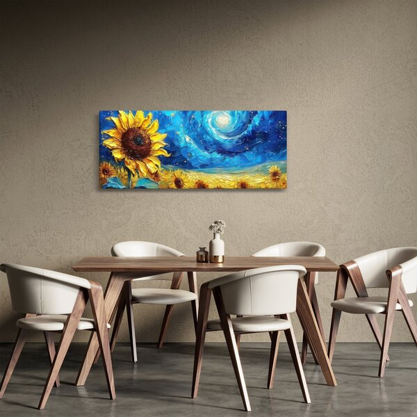 Kép - Festés napraforgó (120x50 cm)