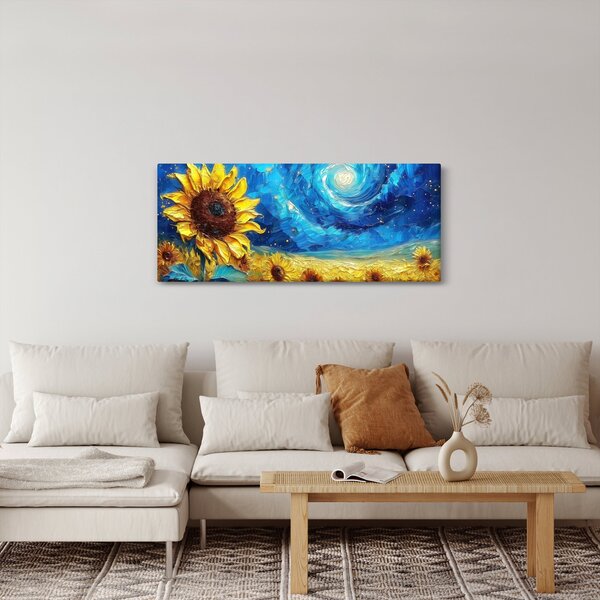 Kép - Festés napraforgó (120x50 cm)