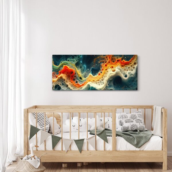 Kép - Modern absztrakció (120x50 cm)