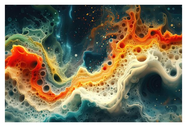 Kép - Modern absztrakció (90x60 cm)