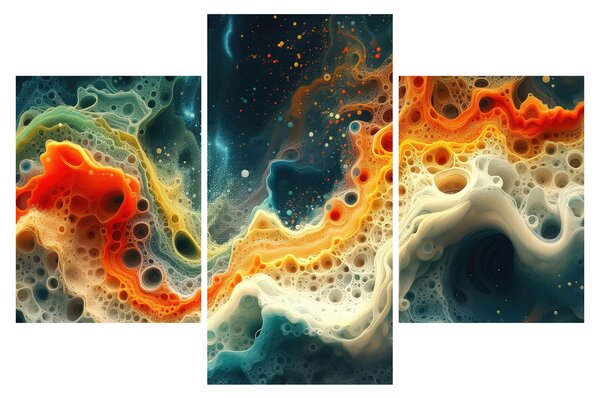 Kép - Modern absztrakció (90x60 cm)