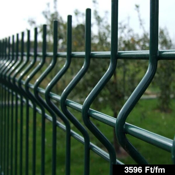 K-153-GREEN 3D táblás kerítés 1,53 x 2,5 m, vastagság 4 mm