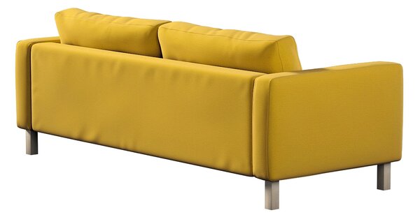 Karlstad 3 személyes , nem kinyitható: rövid kanapéhuzat termék színe sárga szövet welwet