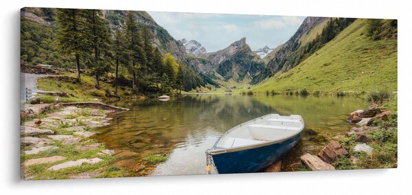 Kép - Seealpsee, svájci tó (120x50 cm)