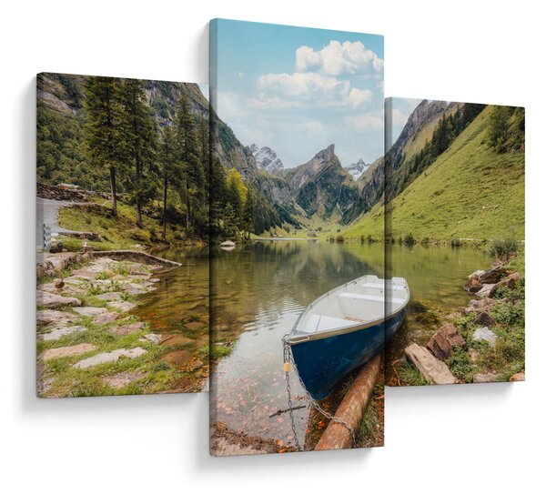 Kép - Seealpsee, svájci tó (90x60 cm)