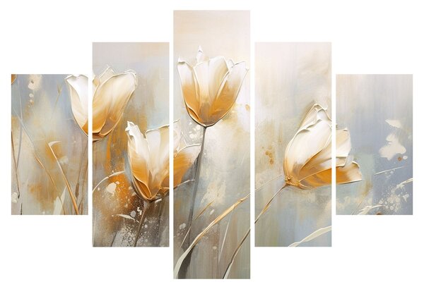 Kép - Tulipánok festése (150x105 cm)