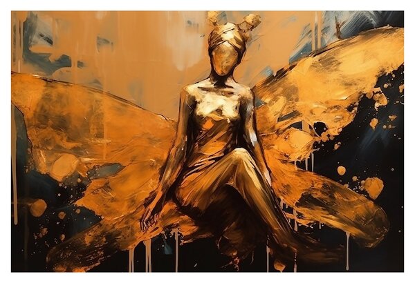 Kép - Egy tündér absztrakciója (90x60 cm)