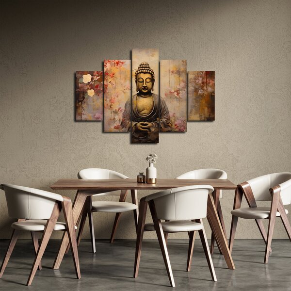 Kép - Buddha, festészet (150x105 cm)