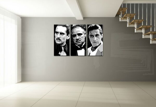 Kézzel festett POP Art festmény GODFATHER 90x60 cm