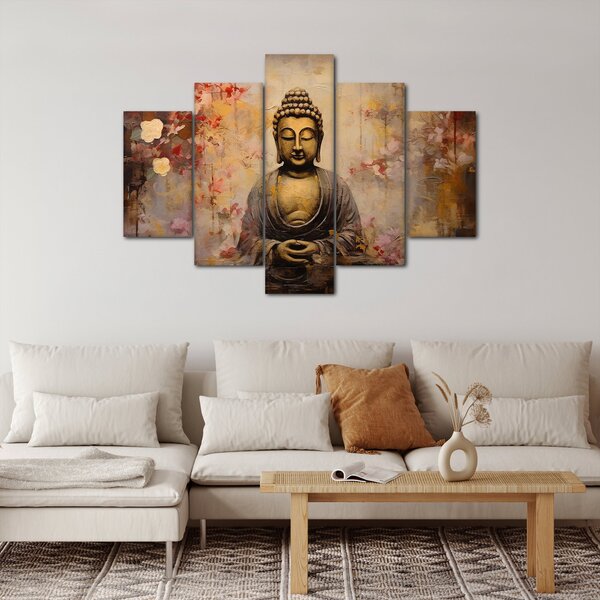 Kép - Buddha, festészet (150x105 cm)
