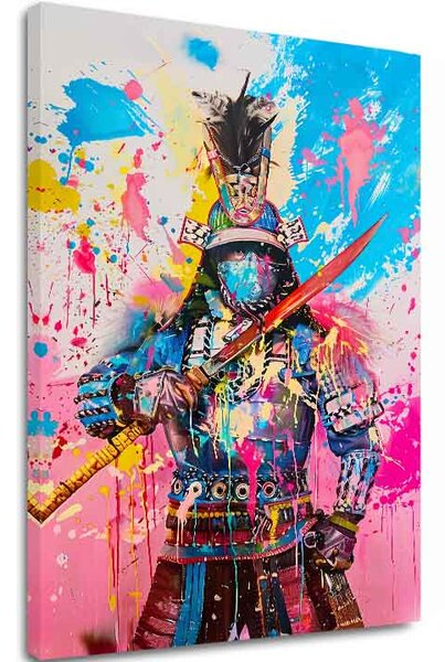 Kép SAMURAI SPIRIT vászonra | Festett struktúra