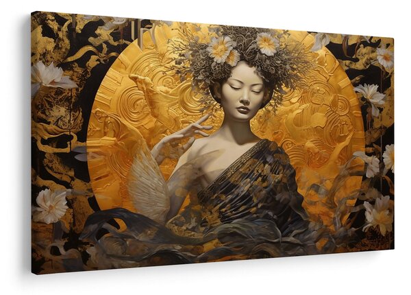 Kép - Japán hölgy (90x60 cm)