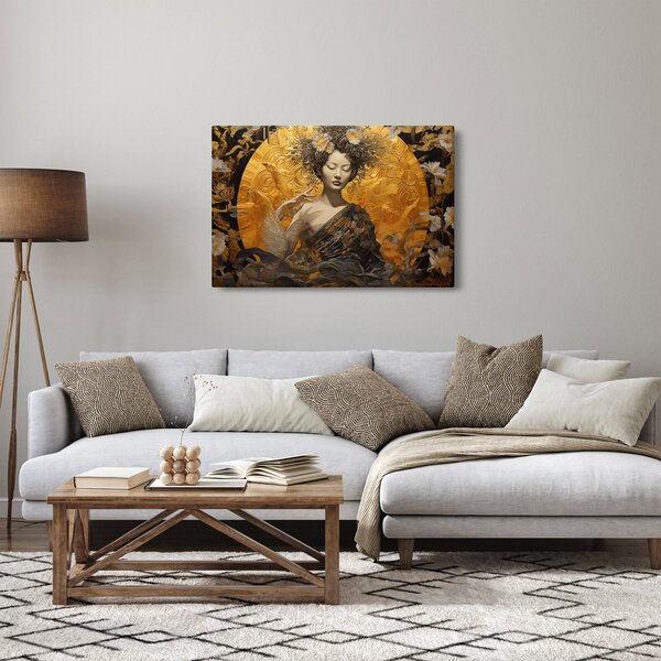 Kép - Japán hölgy (90x60 cm)
