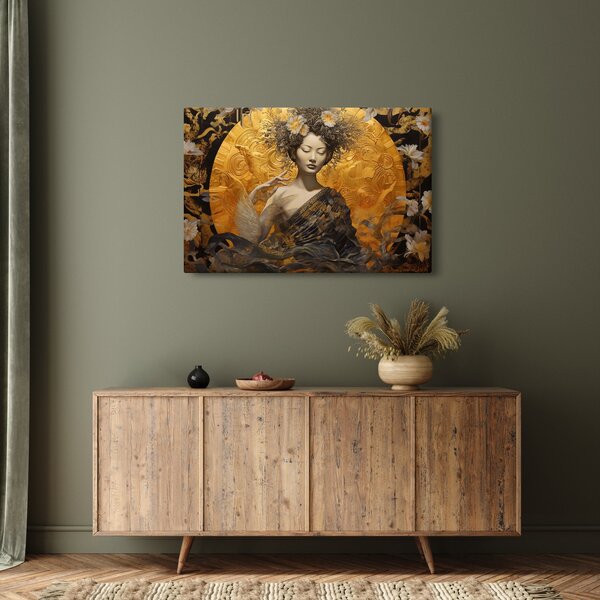 Kép - Japán hölgy (90x60 cm)