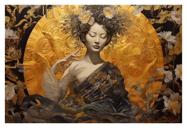 Kép - Japán hölgy (90x60 cm)