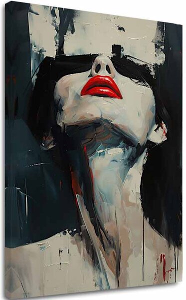 A kép a vásznon Red Lips - Dramatic Design