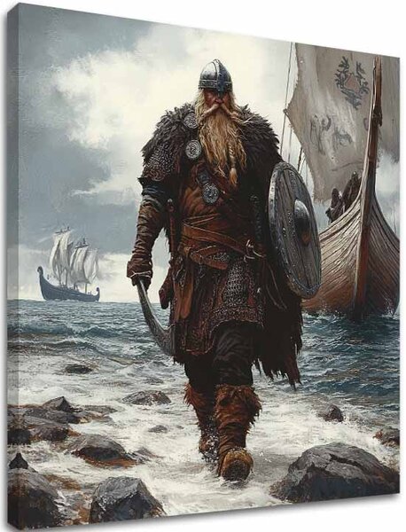 A kép vásznon Vikingek - Kaland Dekoráció