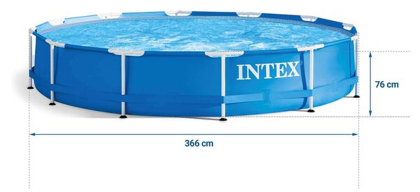 Intex Rack 9in1 Fémvázas medence szett 366x76cm (28212)