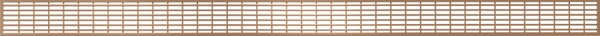 Mexen Flat M33 ereszcsatorna-takaró 80 cm, matt réz, 1C33080