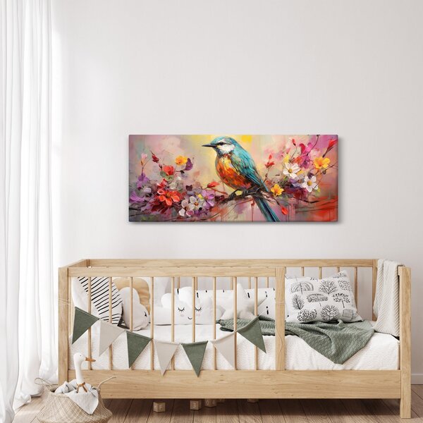 Kép - Egy madár festménye (120x50 cm)