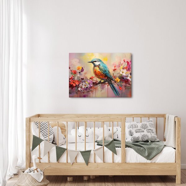 Kép - Egy madár festménye (70x50 cm)