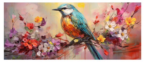 Kép - Egy madár festménye (120x50 cm)