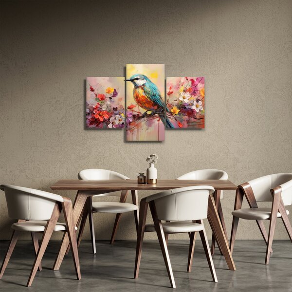 Kép - Egy madár festménye (90x60 cm)