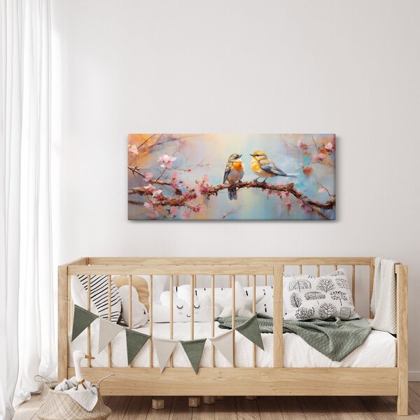 Kép - Lovebirds (120x50 cm)