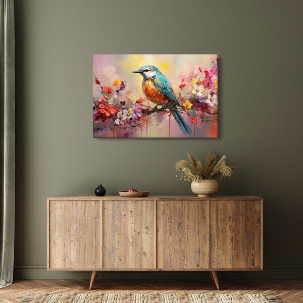 Kép - Egy madár festménye (90x60 cm)