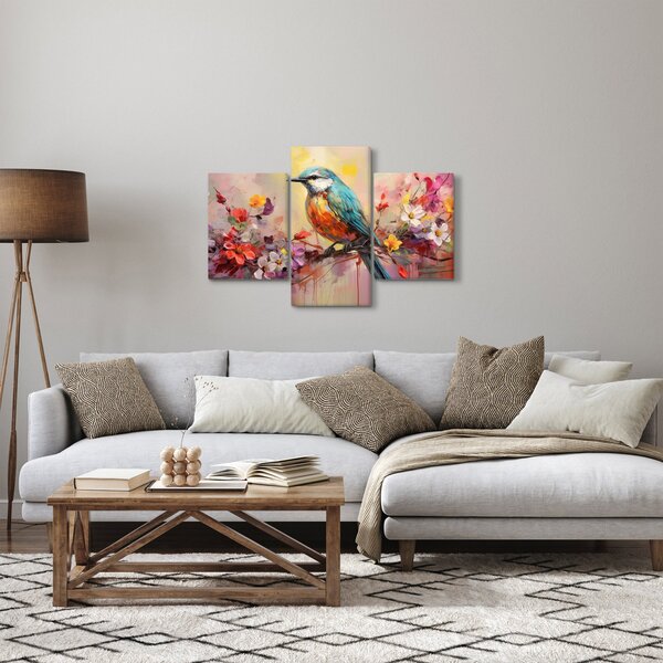 Kép - Egy madár festménye (90x60 cm)