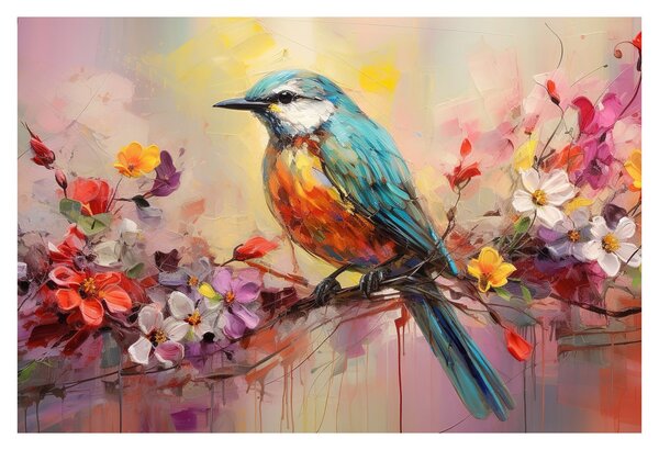 Kép - Egy madár festménye (90x60 cm)