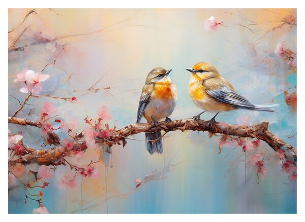 Kép - Lovebirds (70x50 cm)