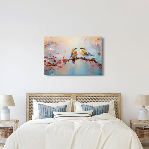 Kép - Lovebirds (90x60 cm)