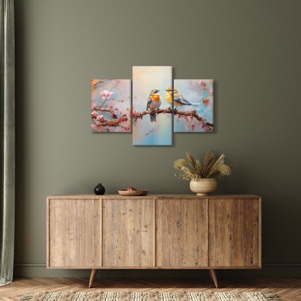 Kép - Lovebirds (90x60 cm)