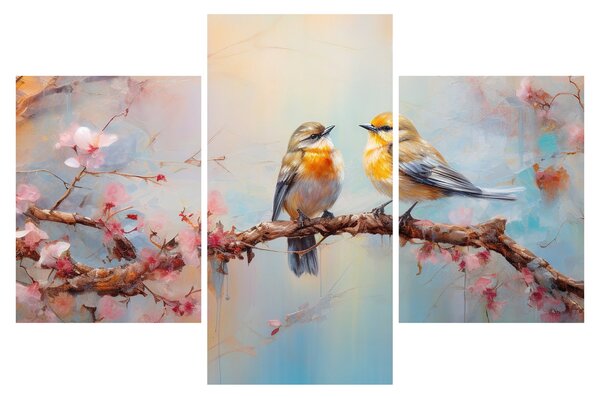 Kép - Lovebirds (90x60 cm)