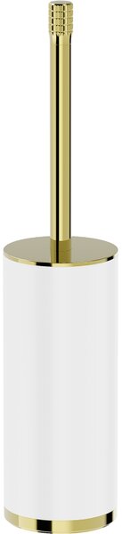 Mexen Triv, fali WC-kefe, fehér/arany fényes, 70A33073-50W