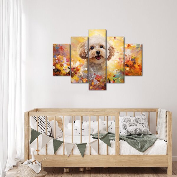 Kép - Boldog kutya (150x105 cm)