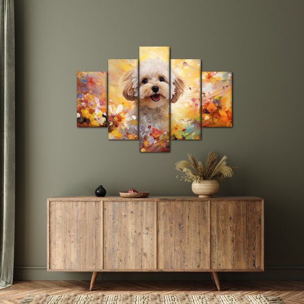 Kép - Boldog kutya (150x105 cm)
