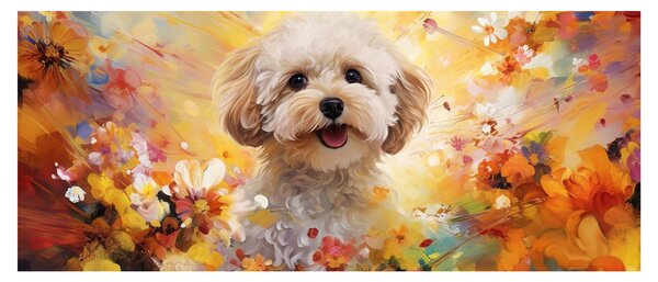 Kép - Boldog kutya (120x50 cm)