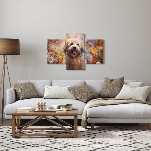 Kép - Happy Dog II. (90x60 cm)