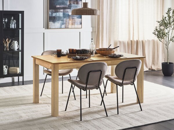 Kihúzható étkezőasztal MADURA Természetes kőris 160/240 cm 90 cm