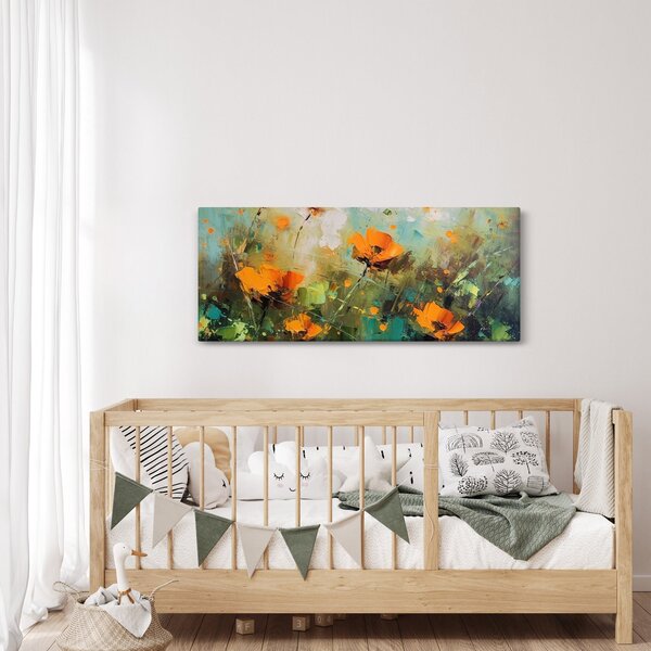 Kép - Virágok (120x50 cm)