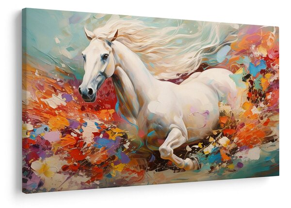 Kép - Egy ló festése (90x60 cm)