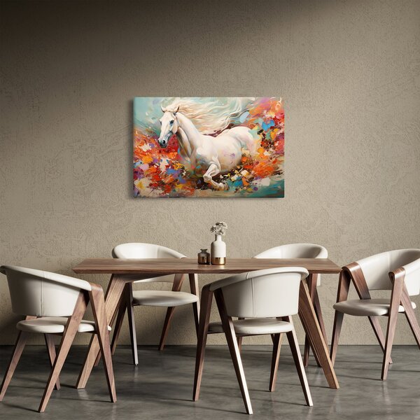 Kép - Egy ló festése (90x60 cm)