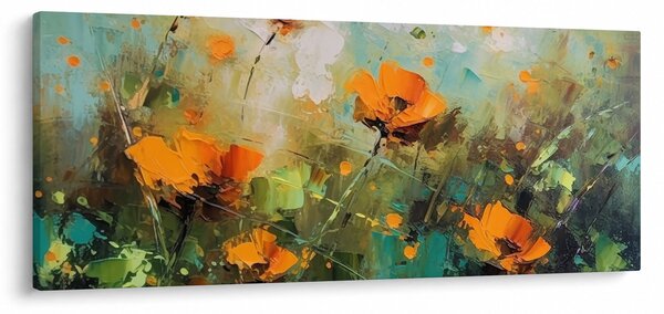 Kép - Virágok (120x50 cm)