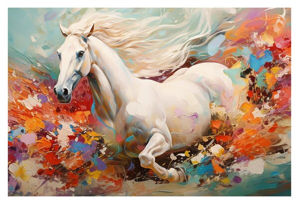 Kép - Egy ló festése (90x60 cm)