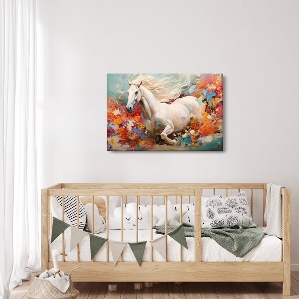 Kép - Egy ló festése (90x60 cm)