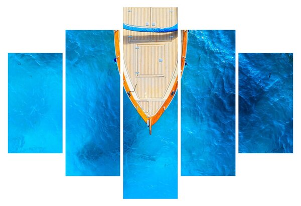 Kép - Nyári hajó (150x105 cm)