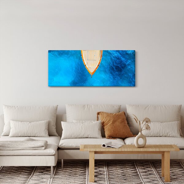 Kép - Nyári hajó (120x50 cm)